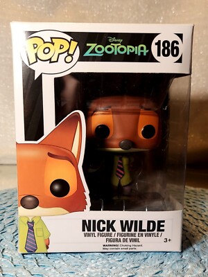 Disney Funko Pop! Vinyl: Fox Nick Wilde #186 849803071493| eBay