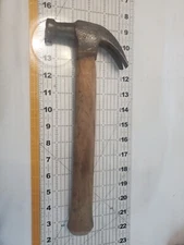 Vintage Plumb Claw Hammer Early Wood Working Tool Loose Handle