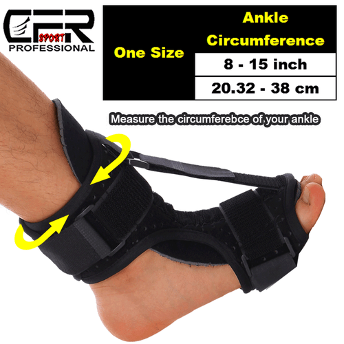 Plantar Fasciitis Night Splint Drop Foot Orthotic Brace Ankle Brace Support Pain - Picture 2 of 12
