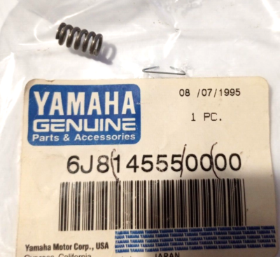 Yamaha Spring NOS 6J8-14555-00-00 (L-8345) | eBay