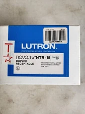 *NEW*  Lutron Nova T  NTR-15-TP Receptacle