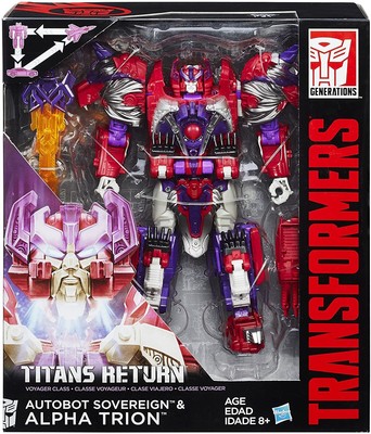 Voyager Alpha Trion and Sovereign | Transformers Titans Return