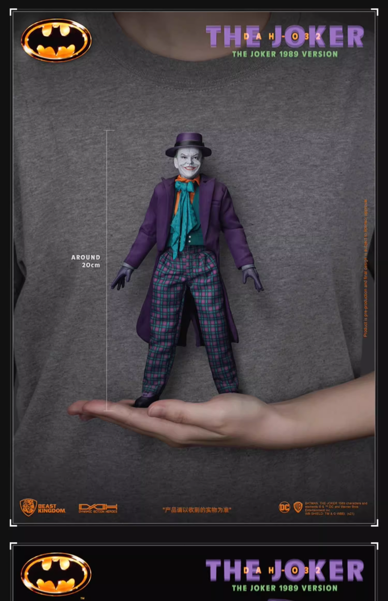 Beast Kingdom DAH-032 The Joker 1989 Version 1/9 Action