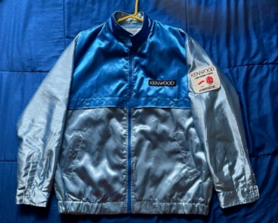 Vintage 80's Kenwood promo satin land mobile radio jacket Vintage 80's Kenwood promo satin land mobile radio jacket