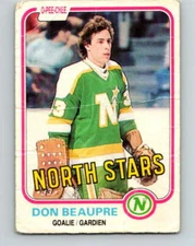 (HCW) 1981-82 O-Pee-Chee #159 Don Beaupre  RC Rookie North Stars  V11669