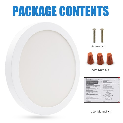 MingBright LED 9.5" Ultra Thin Ceiling Light Natural White Flush Mount Fixture - Picture 22 of 23