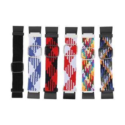 Elastic Watch Loop Band for Redmi Watch 2 Adjustable Alloy Connector Woven Nylon