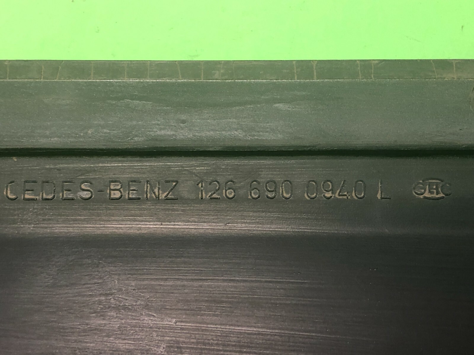 Mercedes W126 SEL Rear Left Door Molding trim 1266900940 Zierstab Genuine NOS eBay