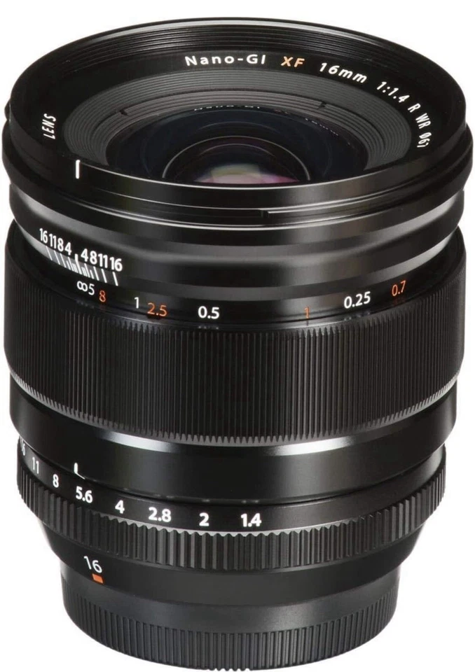 FUJIFILM Fujinon XF 16mm F/1.4 Nano-GI R WR Wide Angle Lens - Image 2 of 4