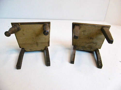 BEAUTIFUL ANTIQUE 4 PIECE BURGUNDY VELVET DOLLHOUSE FURNITURE - 19th century - Picture 17 of 17