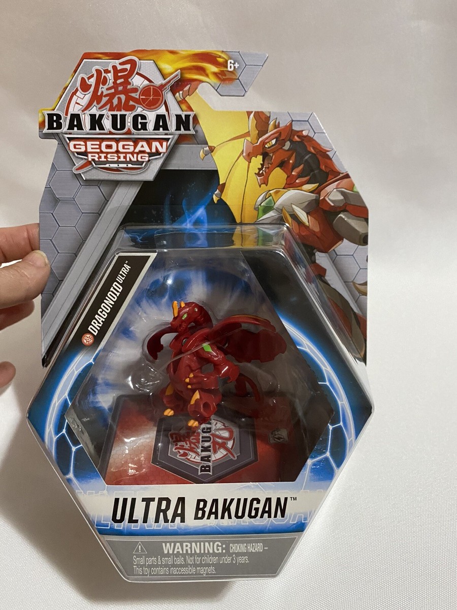 Bakugan Geogan Rising Pyrus Dragonoid Ultra New In Box!