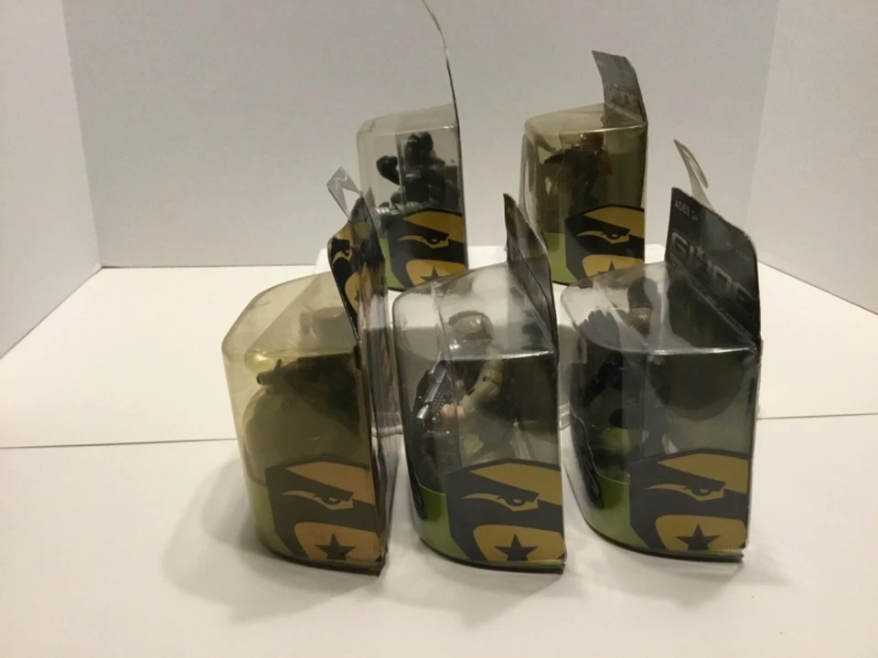 2009 G.I. Joe the Rise of Cobra Combat Heroes Лот товаров из 5 Американских Героев Лот новый в коробке - Изображение 2 из 4