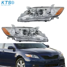Clear Fit For Toyota Camry 2007-2009 Projector Headlights Lamps Left+Right 07-09