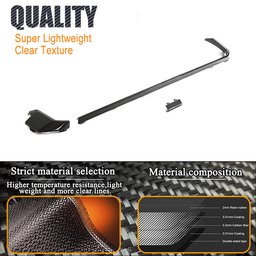 For BMW G80 M3 G82 G83 M4 21UP Dry Carbon Rear Diffuser Garnish Trim Replacement - Picture 6 of 12