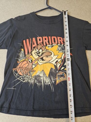 RARE VTG 1997 LOONEYTUNES TASMANIAN DEVIL TAZ BASKETBALL Nba Warriors 10/12 CSA - Picture 4 of 13