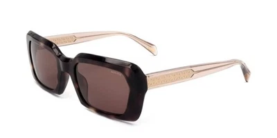 Lunettes de Soleil Police SPLG21 Shiny brown beige havana 53/22/140 Femme - Photo 1/3