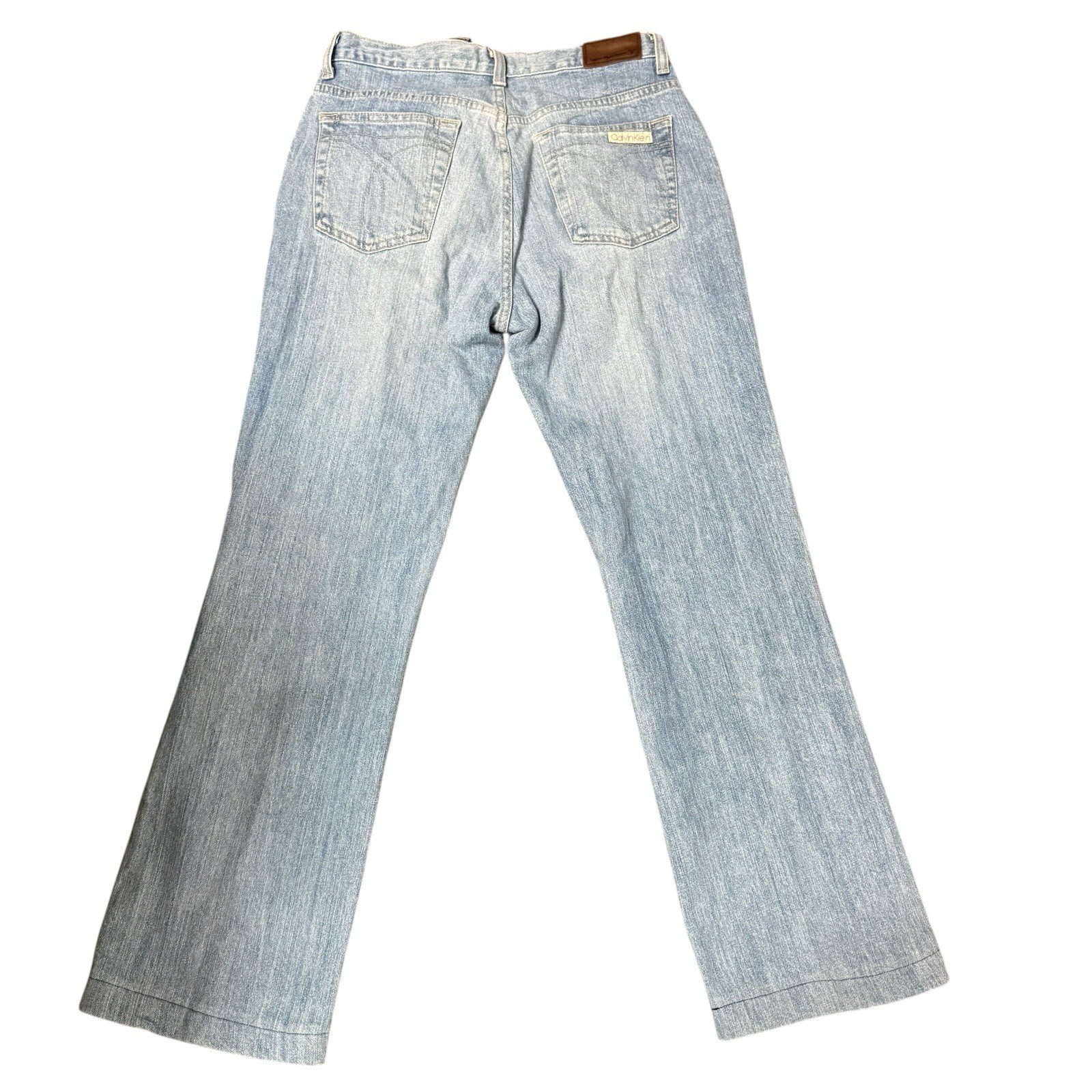 Vintage 90s Calvin Klein High Rise Boot Cut Jeans Iconic Denim thumbnail 2