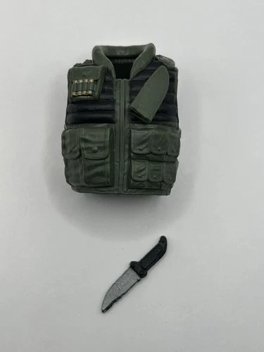 GIJoe Classified Series Night Force Shockwave Tactical Vest Fodder 1/12 Scale