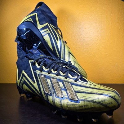 adidas Freak 23‎ Inline Football Cleats Core Black/Gold HP2446 Men\'s Size 12 NEW! Adidas Freak 23 Inline Football Cleats Black/Gold  main image 4
