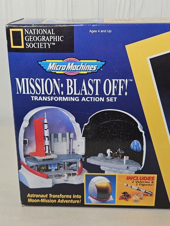 1998 Galoob Micro Machines National Geographic Mission Blast Off Action Set - Image 2 of 4