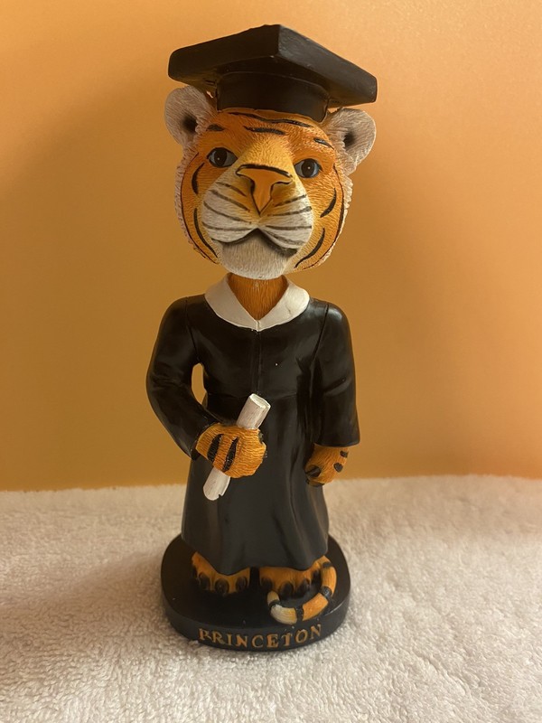 Vintage 2002 Princeton Tiger Princeton University Graduate 6.5" Resin Bobblehead
