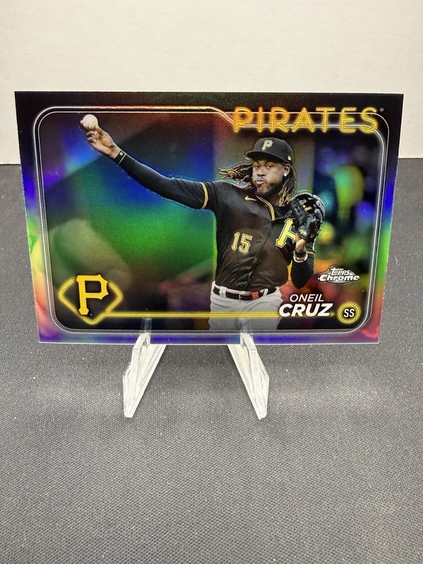 💥2024 Topps Chrome #98 Oneil Cruz Refractor Pittsburgh Pirates