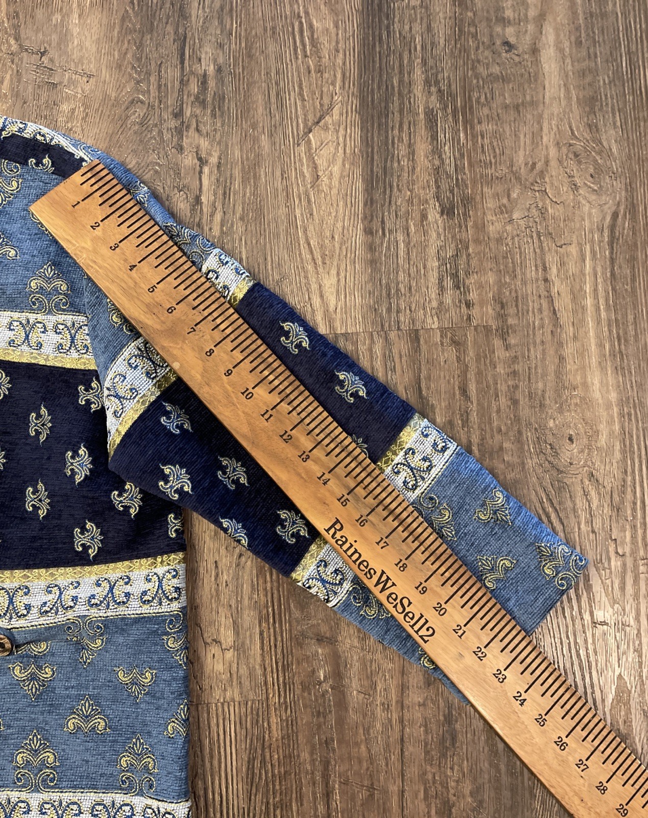 Sag Harbor Patchwork Tapestry Brocade Jacket Size… - image 4