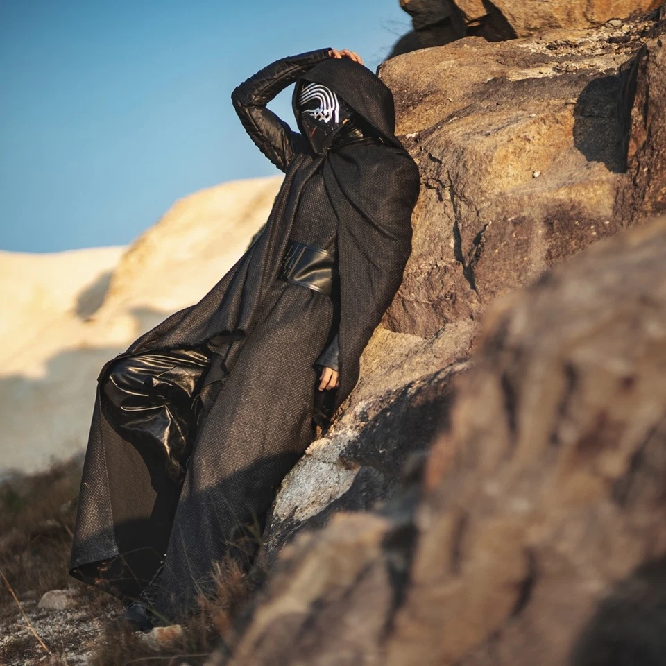 Xcoser Star Wars: El Despertar de la Fuerza Kylo Ren Disfraz de Cosplay Conjunto Personalizado Foto 3 de 4