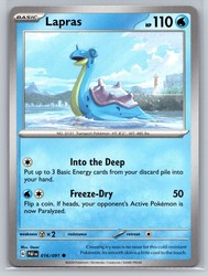 Lapras 016/091 Common Paldean Fates