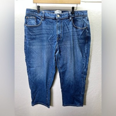 Lane Bryant Flex Magic Signature Fit Boyfriend Capri Jeans Womens 14W plus 2316