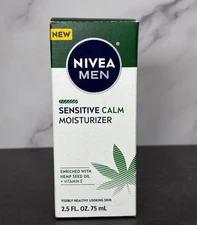 Nivea Men Sensitive Calm Moisturizer With Hemp Seed Oil + Vitamin E, 2.5oz