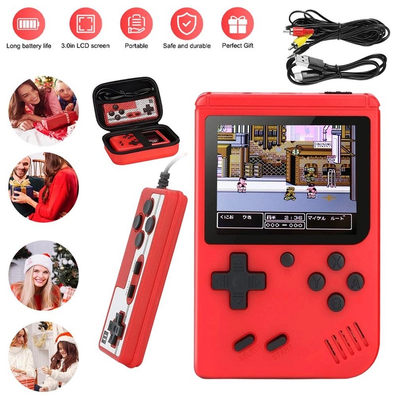 Game Player 800 Classic Games Retro Video Game Console 3in LCD Screen Best