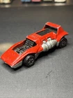 HOT WHEELS REDLINE, DOUBLE HEADER, Red Enamel, Honk Kong, Missing Windshield
