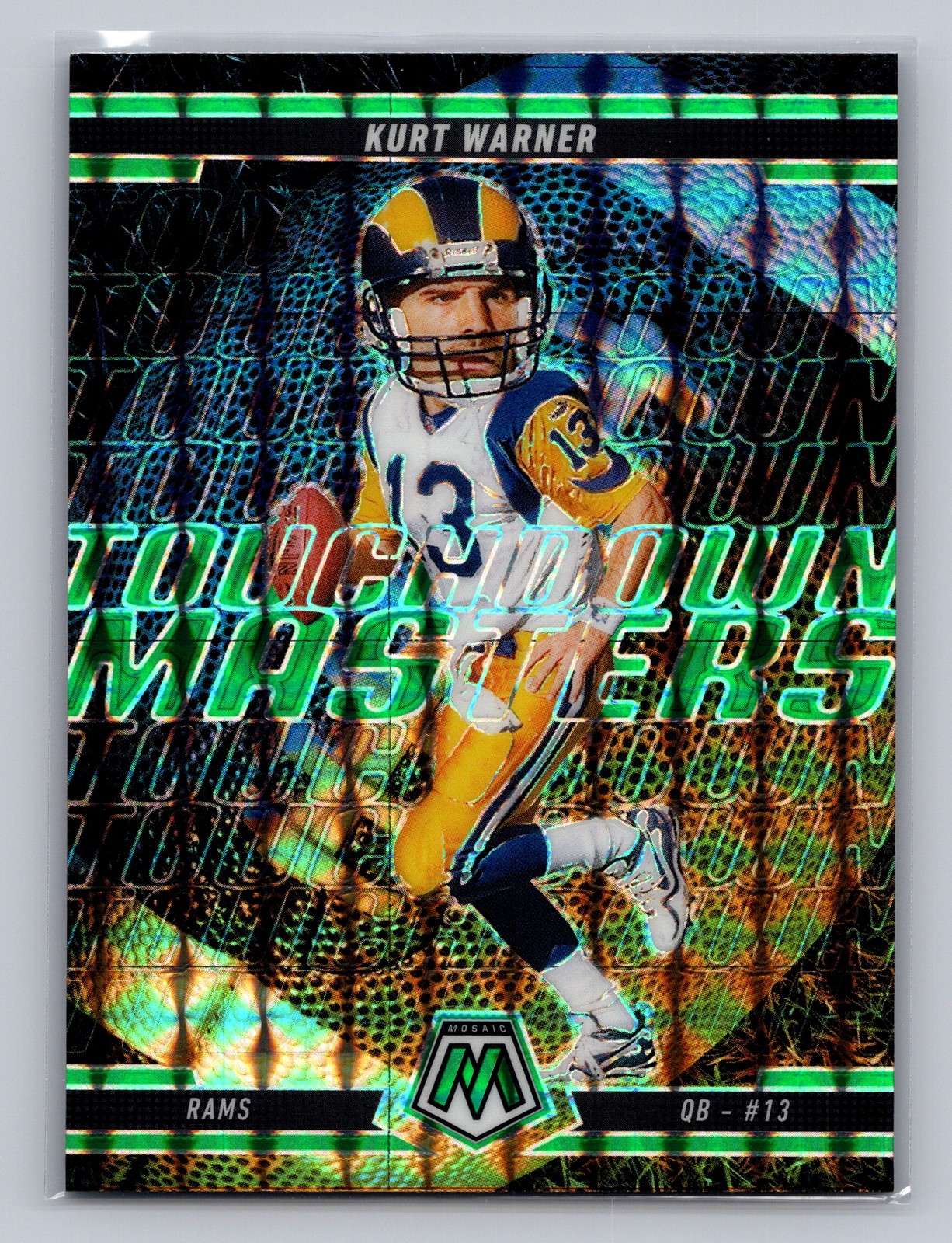 Kurt Warner Touchdown Masters Mosaic Green 2025 Panini Mosaic #19