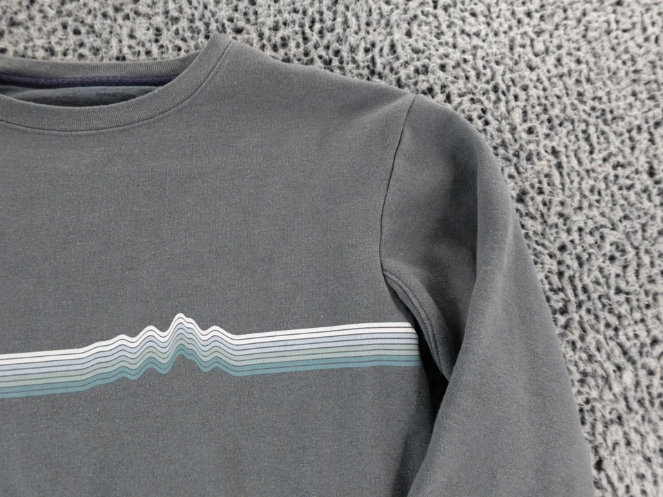 Sudadera Patagonia Uprisal Crew Mujer Talla Mediana Rise Ridge Pullover a Rayas Foto 3 de 4