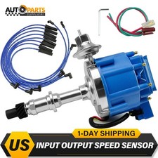 For Pontiac 326 350 389 400 455 Blue Hei Distributor 8.5mm Spark Plug Wires