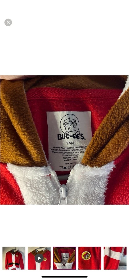 Bucees Navidad Una pieza Foto 3 de 4