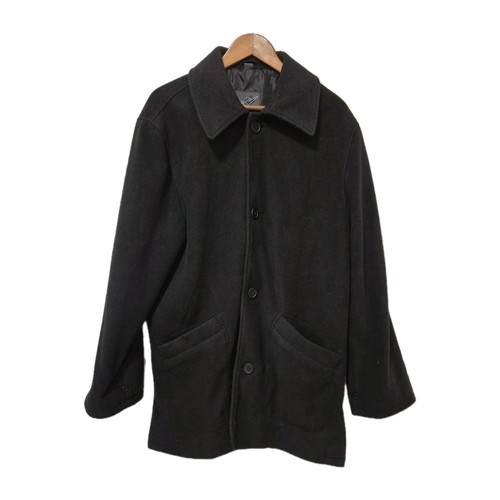 Abrigo MR MAC Negro Polar Abotonable Para Hombre L Alto ¡Cálido y Elegante! - Imagen 10 de 10