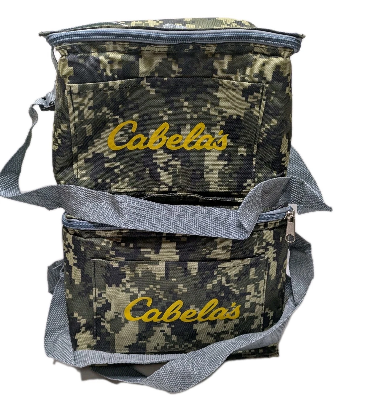 Cabela's BassShop Pros Insulated Lunch Box Drink Cooler NEW x2 Camouflage Camo