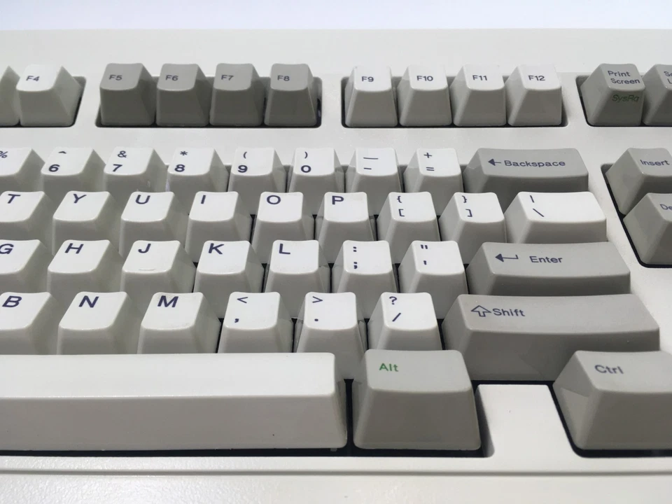 Teclado IBM Modelo M 1391401 (1993) con cable largo | Resorte abrochado, Clicky PS/2 Foto 3 de 4