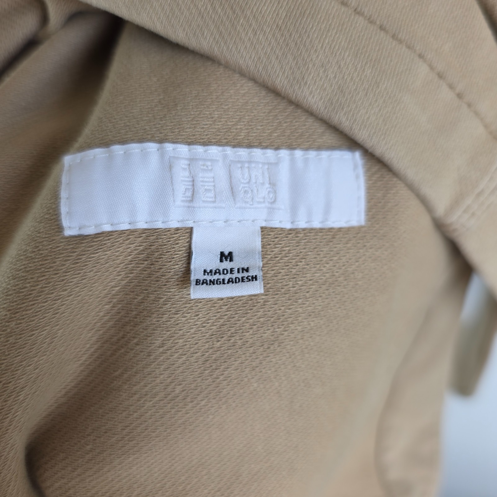 Uniqlo Beige Chore Jacket Mens Medium Cotton Workwear Overshirt Oi Polloi image 6