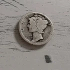 1917-P Mercury Dime - 90% Silver - Free Shipping!