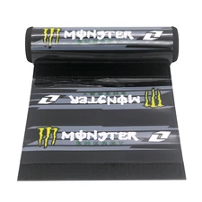 8" Round Monster Energy Handlebar Bar Pad Foam MX ATV Pit Bike Cross Universal