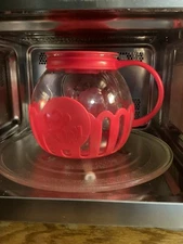 Micro-Pop Microwave Popcorn Popper with Temperature Safe Glass, 3-in...