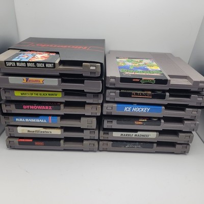 NES Game Lot of 13 - SUPER MARIO , BACK TO THE FUTURE , TEENAGE MUTANT NINJA 