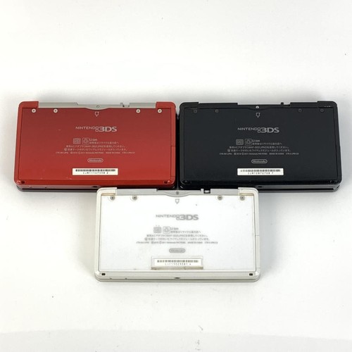 Nintendo 3DS Console CTR-001 JPN Lot of 3 Set For Parts Repair Japan 8741 UG - Picture 3 of 8