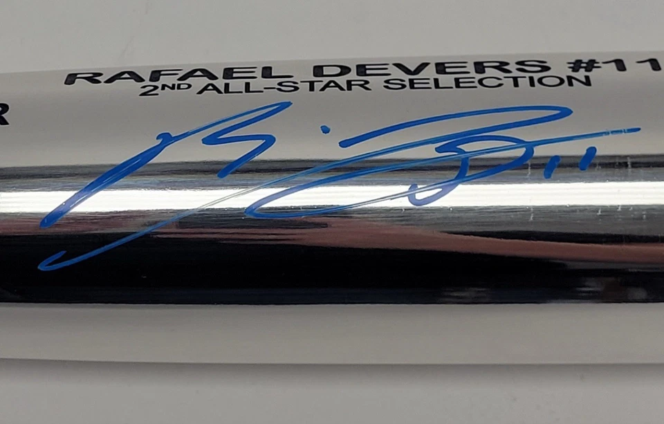 Rafael Devers Signed 2022 All-Star Chrome Bat LE #11/11 PSA/DNA Red Sox - Image 2 of 4