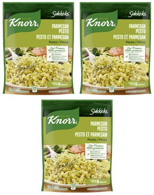 Knorr Sidekicks Parmesan Pesto Pasta, 135g, Side Dish (3 Pack)