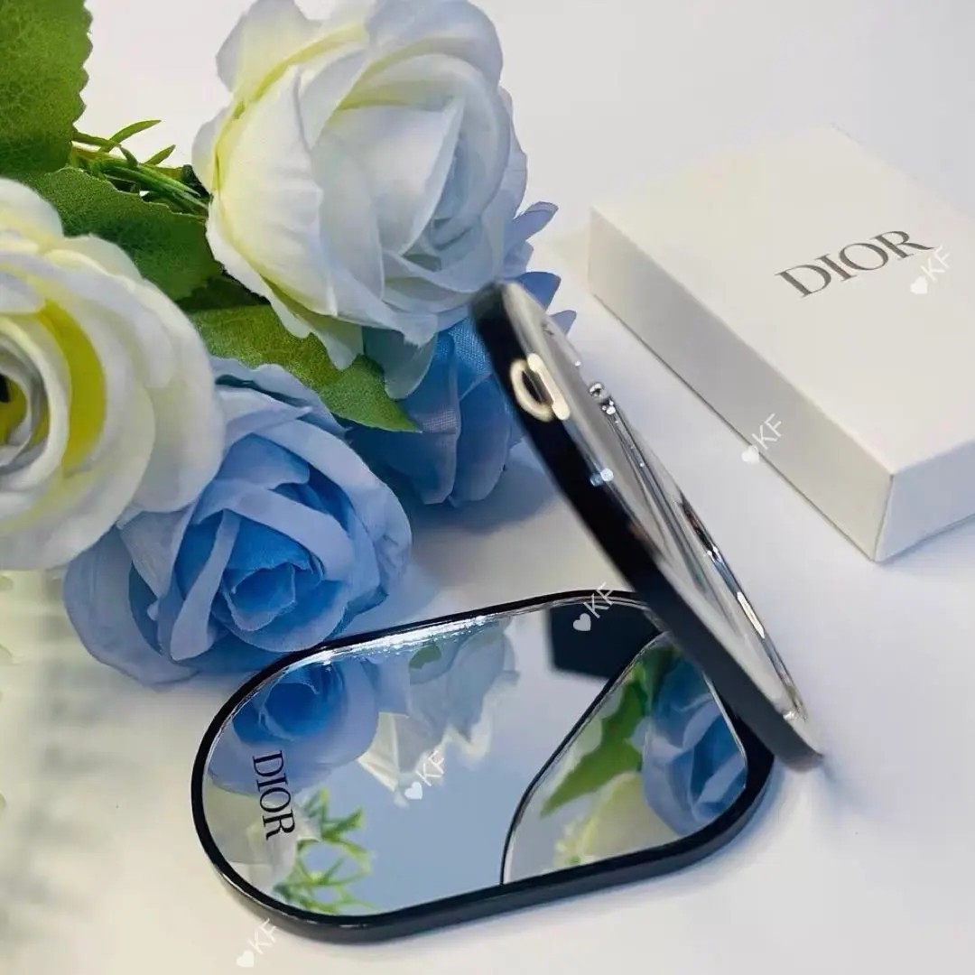 Dior New CD Logo Makeup Mirror with Phone Holder Stand Dual Mirror 3M
