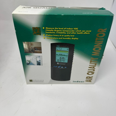 #ad Oregon Scientific AR112N Indoor Air Quality VOC Gas Monitor TEMP amp; HUMIDITY $40.00